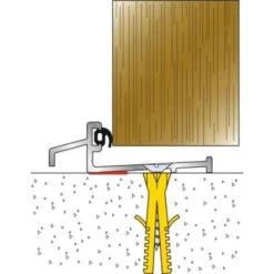 Seuil De Porte D'entrée Menuiserie Bois En Aluminium - SPR Finition Aluminium Anodisé -Promos Matériel Boutique 19008663 3