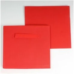 Cube De Rangement Intissé 28x28cm - Lot De 2 - Casâme - Rouge -Promos Matériel Boutique 19292592 3