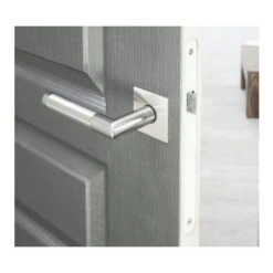 Rosaces Carré De Poignée De Porte Intérieure VELOX FIX Bec De Cane En Inox, PLANO -Promos Matériel Boutique 1974833 4