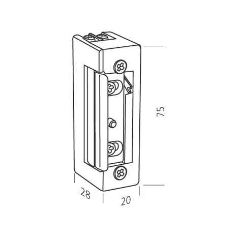 Gâche électrique Série 7 - Tension : 12 Volts - EFF 2 Gâche électrique Série 7 - Tension : 12 Volts - EFF – Image 2