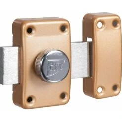Verrou Targette à Bouton Seul - 56 Mm - City 25 - Iséo