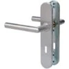 Poignée De Porte Sur Plaque Inox - Clé L - V19 - Normbau