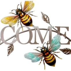 Panneau Mural Bienvenue Jardin Porte D'entrée Décoration Abeilles Design Harms 507318 -Promos Matériel Boutique 22918244 4