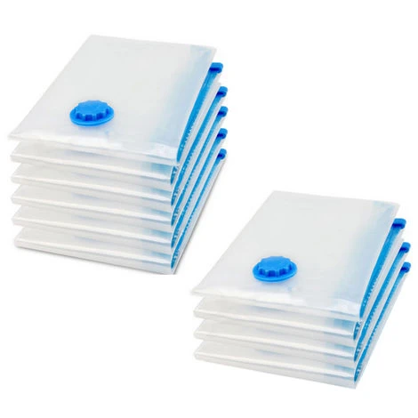 Lot De 10 Sac De Rangement Sous Vide Aspirateur Housses De Rangement Sous Vide Voyages Pour Vêtements, Couettes, Literie, Oreillers 4 Lot De 10 Sac De Rangement Sous Vide Aspirateur Housses De Rangement Sous Vide Voyages Pour Vêtements, Couettes, Literie, Oreillers – Image 4