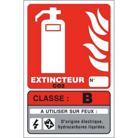 Panneaux Extincteur Classe B 1 Panneaux Extincteur Classe B