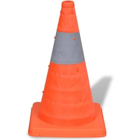 Cônes De Signalisation Escamotables 5 Pcs 42 Cm VidaXL 3 Cônes De Signalisation Escamotables 5 Pcs 42 Cm VidaXL – Image 3