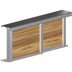 Profil Poignée Pour Porte 19 Mm - L : 2700 Mm - Argent -Promos Matériel Boutique 2370402 3