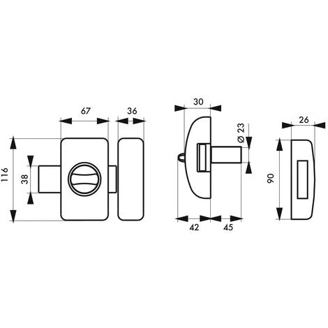 THIRARD - Verrou Pour Porte D'entrée Universel 5 Goup. 45 Mm Bronze 3 Clés 2 THIRARD - Verrou Pour Porte D'entrée Universel 5 Goup. 45 Mm Bronze 3 Clés – Image 2