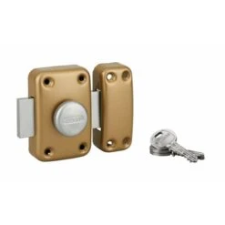 THIRARD - Verrou Pour Porte D'entrée Capital à Bouton Et Cylindre 60 Mm