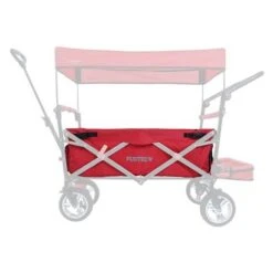 FUXTEC - Tissu D'habitacle Chariot De Transport Pliable Smart Cruiser En Rouge
