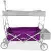 FUXTEC - Tissu D'habitacle Chariot De Transport Pliable Wild Cruiser En Pourpre
