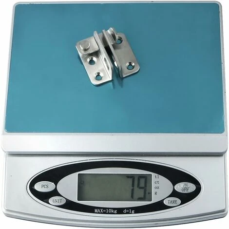 Verrou De Porte Coulissante Cadenas Moraillon Serrure De Porte Loquet De Verrouillage De Boucle Crochet Antivol, Finition Brossée En Acier Inoxydable, EMS3001-B 3 Verrou De Porte Coulissante Cadenas Moraillon Serrure De Porte Loquet De Verrouillage De Boucle Crochet Antivol, Finition Brossée En Acier Inoxydable, EMS3001-B – Image 3