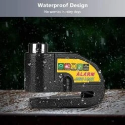 Bloc Disque Alarme Antivol Moto Bloque Disque Scooter Disc Lock Avec Alarme De 110db,2Clés,1.5m Câble Antivol,1 Sac De Bloc Disque Alarme Pour Moto/Vélo/Scooter (Noir) -Promos Matériel Boutique 27114831 5