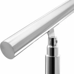 Rampe D'escalier 80/100/120/150/160 Cm Acier Inoxydable Main Courante Balustrade 80 Cm (en), No Crossbars (en) -Promos Matériel Boutique 27167552 4