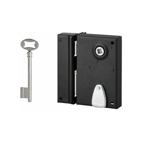 Serrure Applique Verticale, Pene Dormant, 1/2 Tour, 70x110, Gauche, 1 Clé THIRARD 1 Serrure Applique Verticale, Pene Dormant, 1/2 Tour, 70x110, Gauche, 1 Clé THIRARD