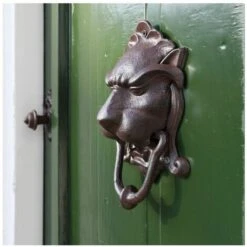 ESSCHERT DESIGN Heurtoir De Porte - L 7,5 X L 13,5 X H 21,3 Cm - Tête De Lion - Livraison Gratuite -Promos Matériel Boutique 27550647 3