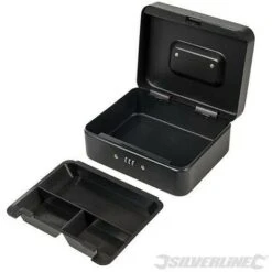 Silverline Coffre-fort Verrouillable à 3 Chiffres, 200 X 160 X 90 Mm, 200 X 160 X 90 Mm -Promos Matériel Boutique 28089881 3