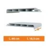 Appui Fenêtre PVC Blanc - L.66 X L.10,5cm