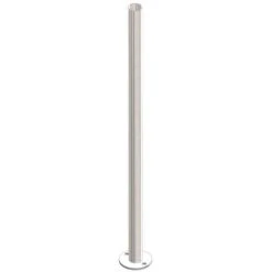 Poteau Rond Diam 42,4mm Pose Au Sol, Hauteur 1000mm, Inox Brossé 100 5 Poteau Rond Diam 42,4mm Pose Au Sol, Hauteur 1000mm, Inox Brossé 100 -Promos Matériel Boutique 28590670 3