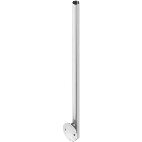 Poteau Rond Diam 42,4mm Pose Latérale, Hauteur 1200mm, Inox Brossé 120 1 Poteau Rond Diam 42,4mm Pose Latérale, Hauteur 1200mm, Inox Brossé 120