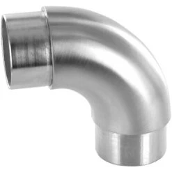 Raccord 90° Coudé Pour Tube Diam 42,4 X 2mm En Inox Brossé 4,2