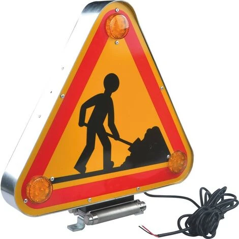 TRIANGLE SIGNALISATION CHANTIER À LEDS DOUBLE FACE 500 MM CLASSE A 12-24V -SODIFLASH 16435 1 TRIANGLE SIGNALISATION CHANTIER À LEDS DOUBLE FACE 500 MM CLASSE A 12-24V -SODIFLASH 16435