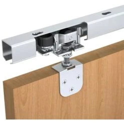 Système Coulissant SLID'UP 1200 Pour 1 Porte Extérieure - Rail 1,55 M Acier Galvanisé - 40 Kg -Promos Matériel Boutique 2867410 4