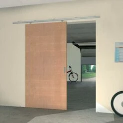 Système Coulissant SLID'UP 1200 Pour 1 Porte Extérieure - Rail 1,95 M Acier Galvanisé - 40 Kg -Promos Matériel Boutique 2867412 3