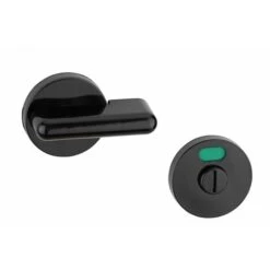 THIRARD - Verrou à Condamnation Pour Salle De Bain Et Toilette, Avec Voyant Libre/occupé, Noir