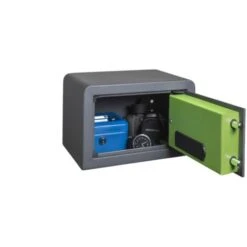 ARREGUI Supra Coffre-fort à Code Et à Clé Facile D'utilisation, Coffre-fort Double Sécurité Verrouillage électronique Avec Combinaison Et Clé, Taille S : 20 X 31 X 20 Cm, 8 L (ref : 240010) -Promos Matériel Boutique 29414592 4