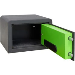 ARREGUI Supra Coffre-fort à Code Et à Clé Facile D'utilisation, Coffre-fort Double Sécurité Verrouillage électronique Avec Combinaison Et Clé, Taille S : 20 X 31 X 20 Cm, 8 L (ref : 240010) -Promos Matériel Boutique 29414592 5