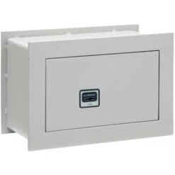 ARREGUI Ideal 5 271311 Coffre-fort à Emmurer, 5mm, Ouverture à Clé, Petit 20 X 30 X 15 Cm, 5 L Gris Clair -Promos Matériel Boutique 29414621 4