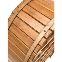 DanDiBo Casier à Vin Tonneau à Vin Pour 24 Bouteilles Brun Décapé Bar Porte-Bouteilles Tonneau Porte-Bouteilles -Promos Matériel Boutique 29415100 3