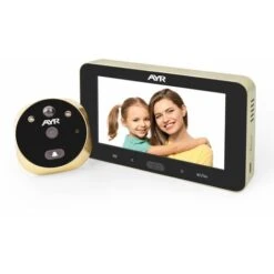 Judas Numérique Vidéo FULL HD Modèle 759, Finition Nickel Et Laiton - AYR