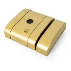 Verrou Int-LOCK Bluetooth Avec 2 Télécommandes + APP Pour Smartphone, Finition Laiton Mat - AYR -Promos Matériel Boutique 29500160 3