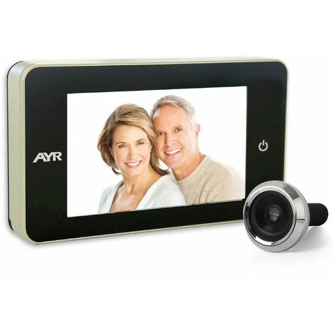 Judas Avec Visualisation Uniquement Model 754 Nickel Mat/Chrome - AYR 1 Judas Avec Visualisation Uniquement Model 754 Nickel Mat/Chrome - AYR