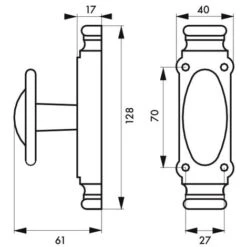 THIRARD - Boîtier De Crémone En Fonte Et Accessoires 5 THIRARD - Boîtier De Crémone En Fonte Et Accessoires -Promos Matériel Boutique 29700733 3