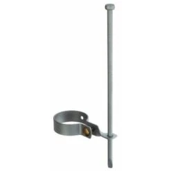 GAH-Alberts Fixation Au Sol Pour Balançoire, Galvanisé Jaune 400 Mm / Ø80 Mm