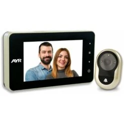 Judas Avec Alarme Et Photo Model 758 Couleur Nickel Mat - AYR