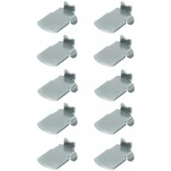 10x Taquet Acier étagère Pour Crémaillère Support Fixation Attache Armoire