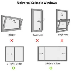 Calfeutrage Fen¨ºtres Pour Climatiseur Mobile, 110¡Á45 Cm -Promos Matériel Boutique 31590420 4