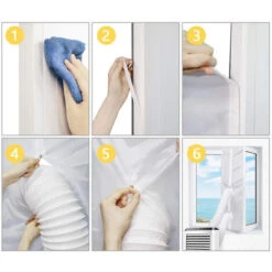 Calfeutrage Fen¨ºtres Pour Climatiseur Mobile, 110¡Á45 Cm -Promos Matériel Boutique 31590420 5