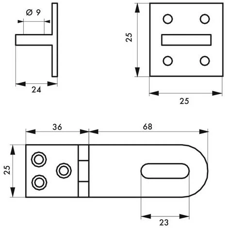 THIRARD - Porte-cadenas Laiton 2 THIRARD - Porte-cadenas Laiton – Image 2