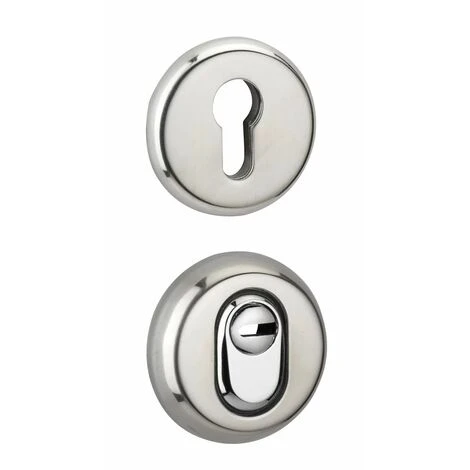 THIRARD - Paire De Rosaces De Sécurité Renforcé Chromé 1 THIRARD - Paire De Rosaces De Sécurité Renforcé Chromé