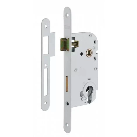 THIRARD - Serrure Encastrable Pour Porte D'entrée Axe à 50 Mm, Coffre épaisseur 10 Mm à Cylindre V/br 1 THIRARD - Serrure Encastrable Pour Porte D'entrée Axe à 50 Mm, Coffre épaisseur 10 Mm à Cylindre V/br