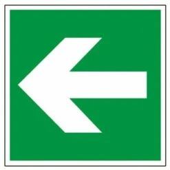 Panneau De Secours Et D'évacuation - Flèche Directionnelle Secours