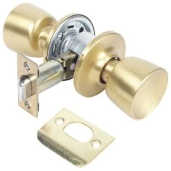 Bouton De Porte Pas De Porte Loquet Unifié 60/70Mm Laiton Mat 3505U0Lm Tesa