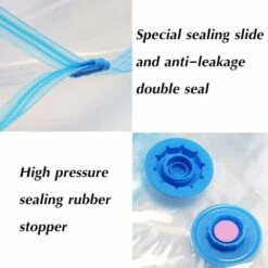 Sac Housse De Rangement Sous Vide Avec Pompe, Lot De 6 Sacs De Rangement Sous Vide XXL - 80120cm - Couleur Aléatoire -Promos Matériel Boutique 32985921 3