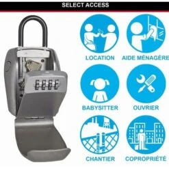 Master Lock Boite à Clés MASTERLOCK Avec Anse - Sécurité Renforcée - 5414D 7 Master Lock Boite à Clés MASTERLOCK Avec Anse - Sécurité Renforcée - 5414D -Promos Matériel Boutique 33534703 3