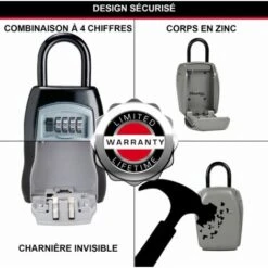 Master Lock Boite à Clés MASTERLOCK Avec Anse - Sécurité Renforcée - 5414D 9 Master Lock Boite à Clés MASTERLOCK Avec Anse - Sécurité Renforcée - 5414D -Promos Matériel Boutique 33534703 5